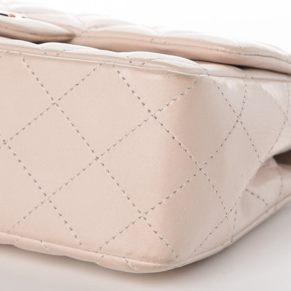 Chanel Lambskin Quilted Mini Rectangular Flap Light Pink 9 of 18