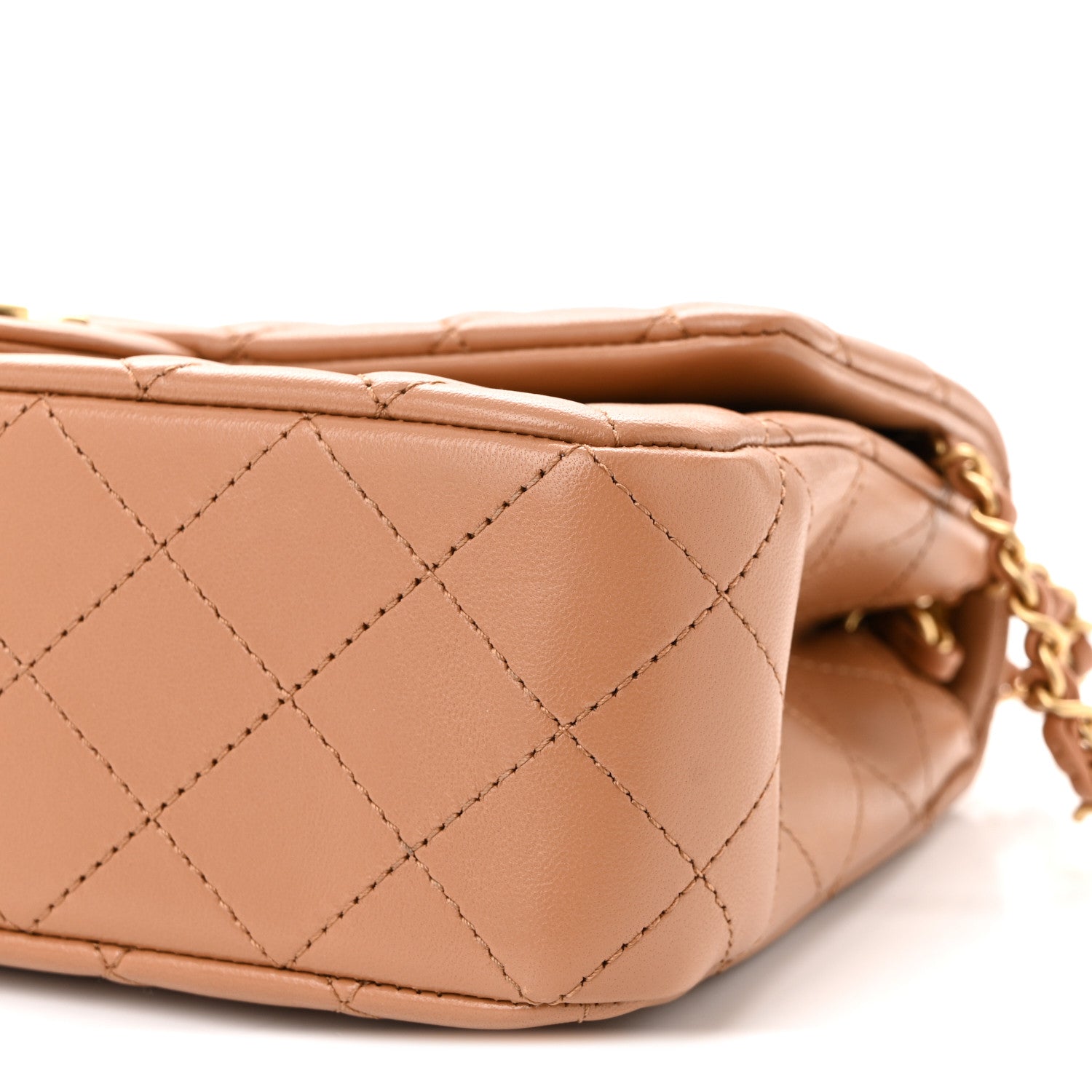 Chanel Lambskin Quilted Small CC Crush Flap Brown 10 of 10
