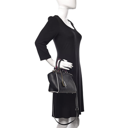 Fendi Vitello Dolce Mini 3Jours Tote Black 2 of 13