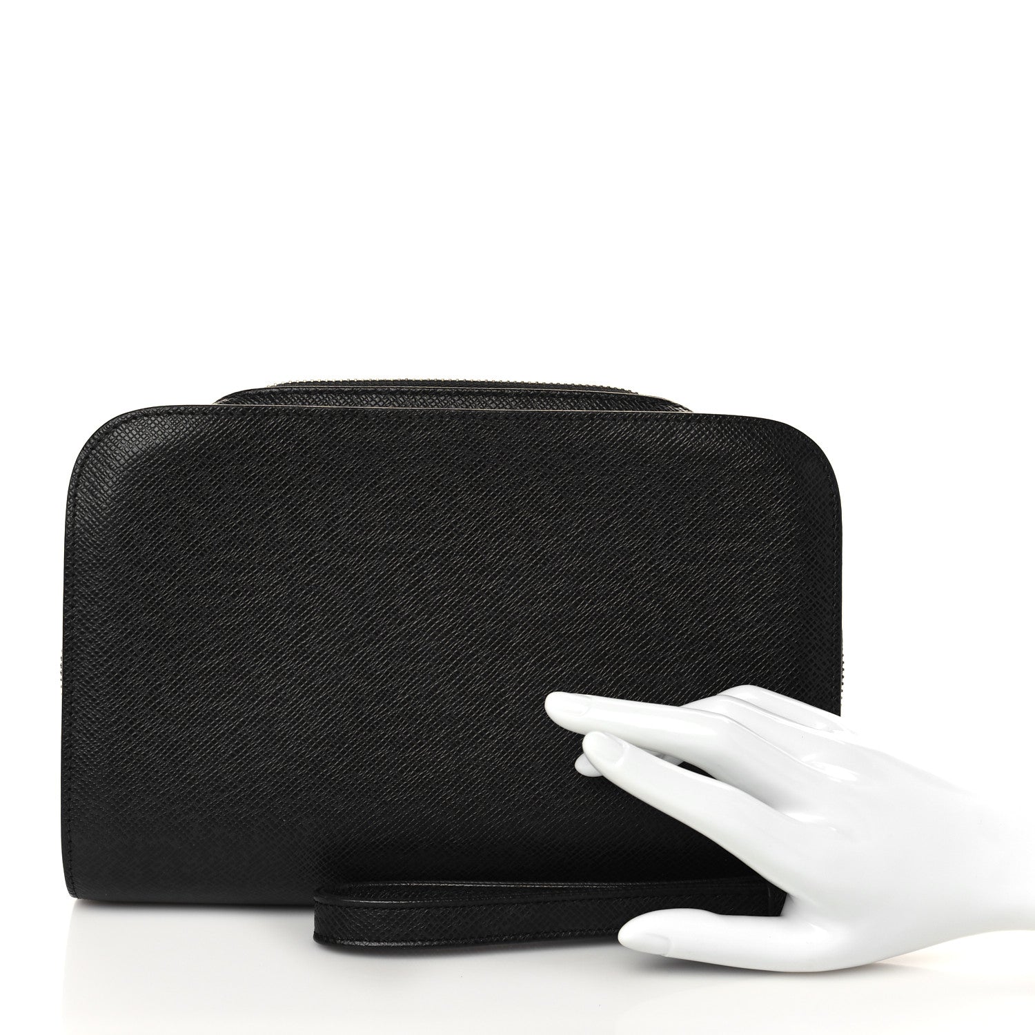 Louis Vuitton Taiga Baikal Pochette Black 2 of 6