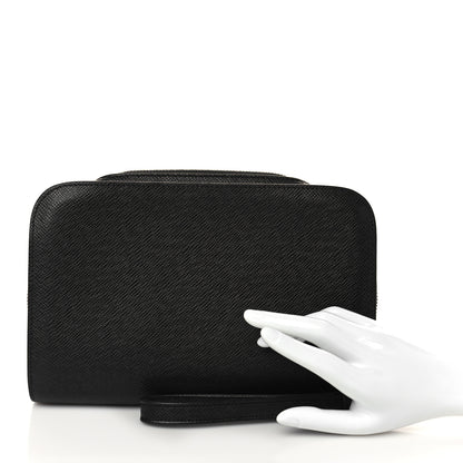 Louis Vuitton Taiga Baikal Pochette Black 2 of 6