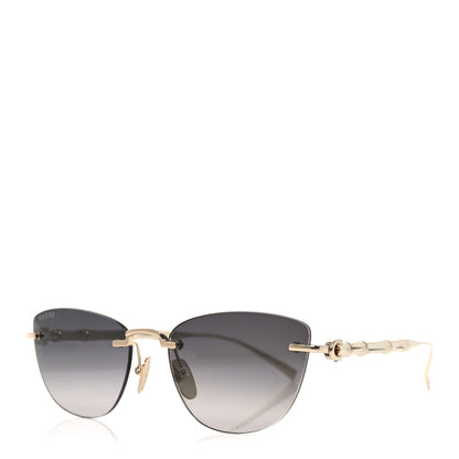Gucci Metal Bamboo Sunglasses GG2063S Gold 1 of 8