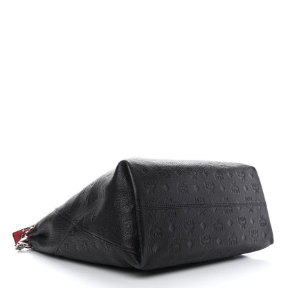 MCM Calfskin Ottomar Large Klara Hobo Black 4 of 9