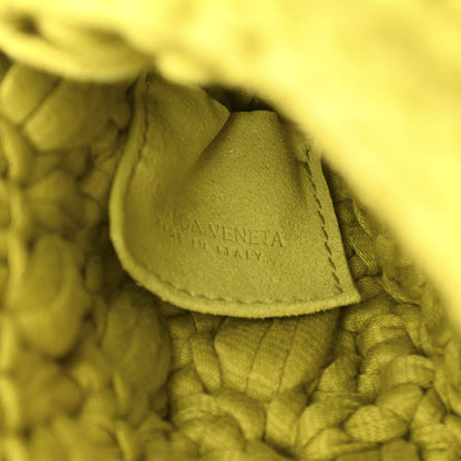 Bottega Veneta Jersey Crochet Shoulder Bag Kiwi 6 of 9