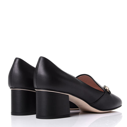 Gucci Calfskin Horsebit Loafers 38.5 Black 4 of 10