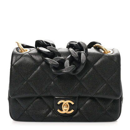 Chanel Caviar Quilted Funky Match Mini Flap Black 1 of 10