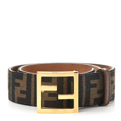 Fendi Zucca Calfskin FF Belt 75 30 Tobacco 1 of 6