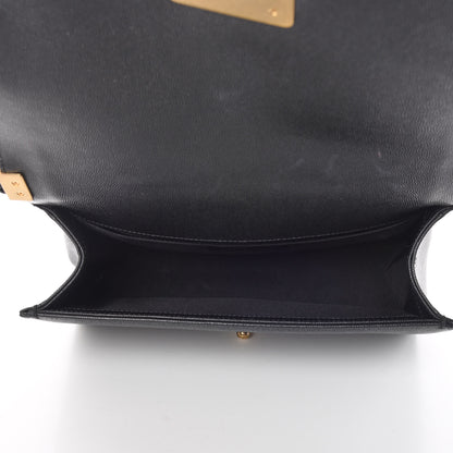 Chanel Caviar Quilted Medium Boy Flap Black 7 of 10