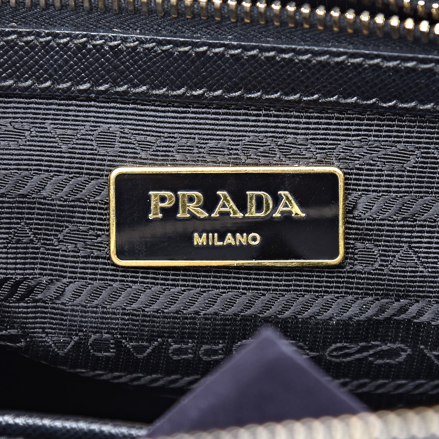 Prada Saffiano Small Galleria Double Zip Tote Black 6 of 12