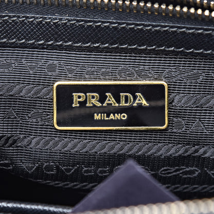 Prada Saffiano Small Galleria Double Zip Tote Black 6 of 12