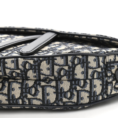 Christian Dior Oblique Saddle Bag Blue 9 of 9