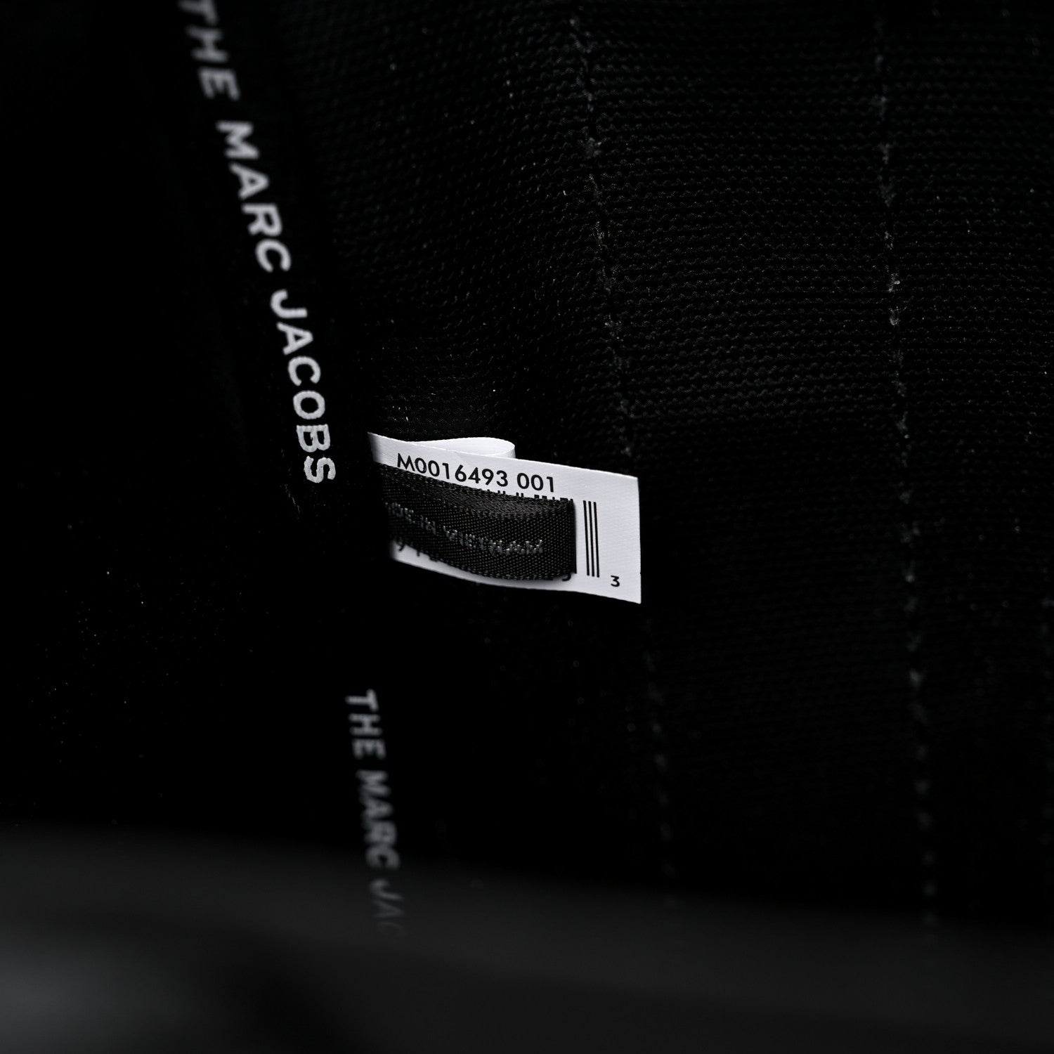 Marc Jacobs Cotton Canvas Mini The Traveler Tote Bag Black 6 of 11