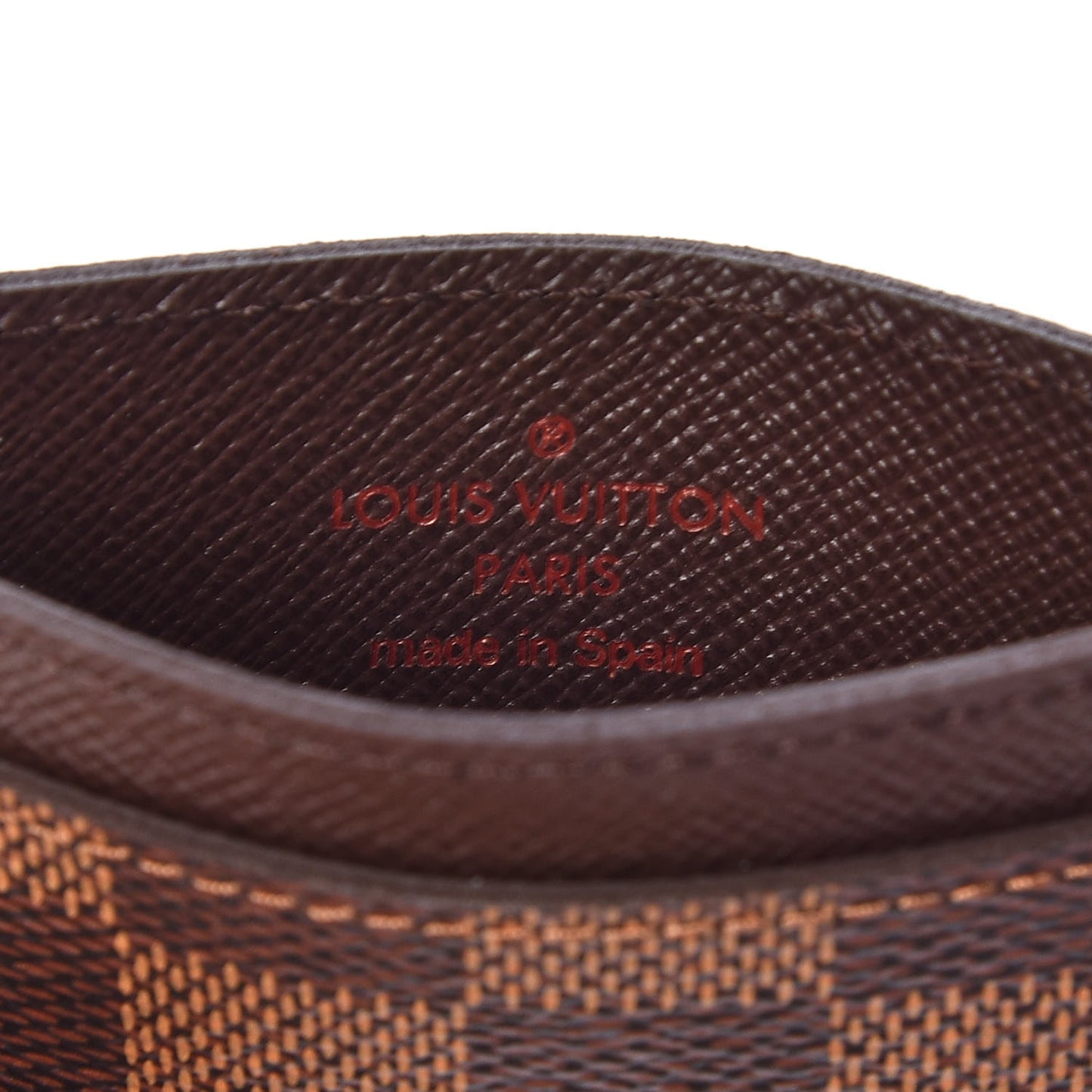 Damier Ebene Card Holder