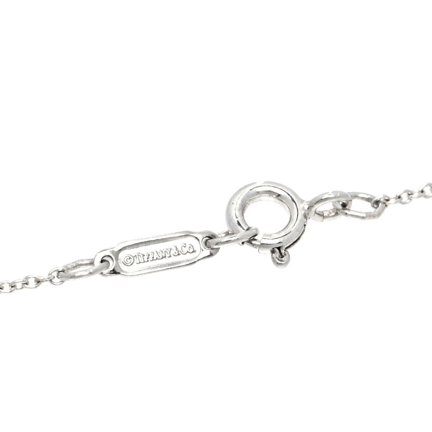 Tiffany Sterling Silver Amethyst Sparklers Pendant Necklace 4 of 5