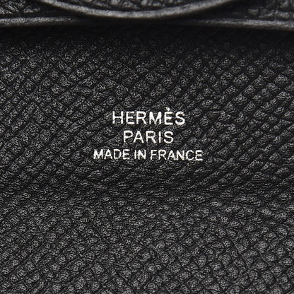Hermes Epsom Bastia Coin Purse Black 5 of 7