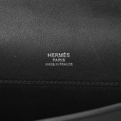 Hermes Swift Kelly Cut Clutch Pochette Black 5 of 12