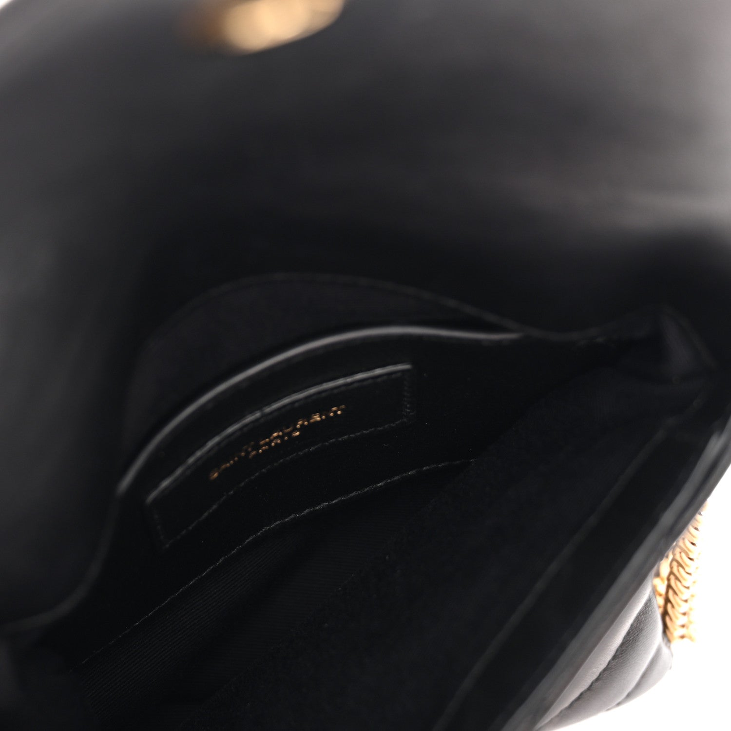 Saint Laurent Lambskin Quilted Double Flap Bag Black 5 of 13