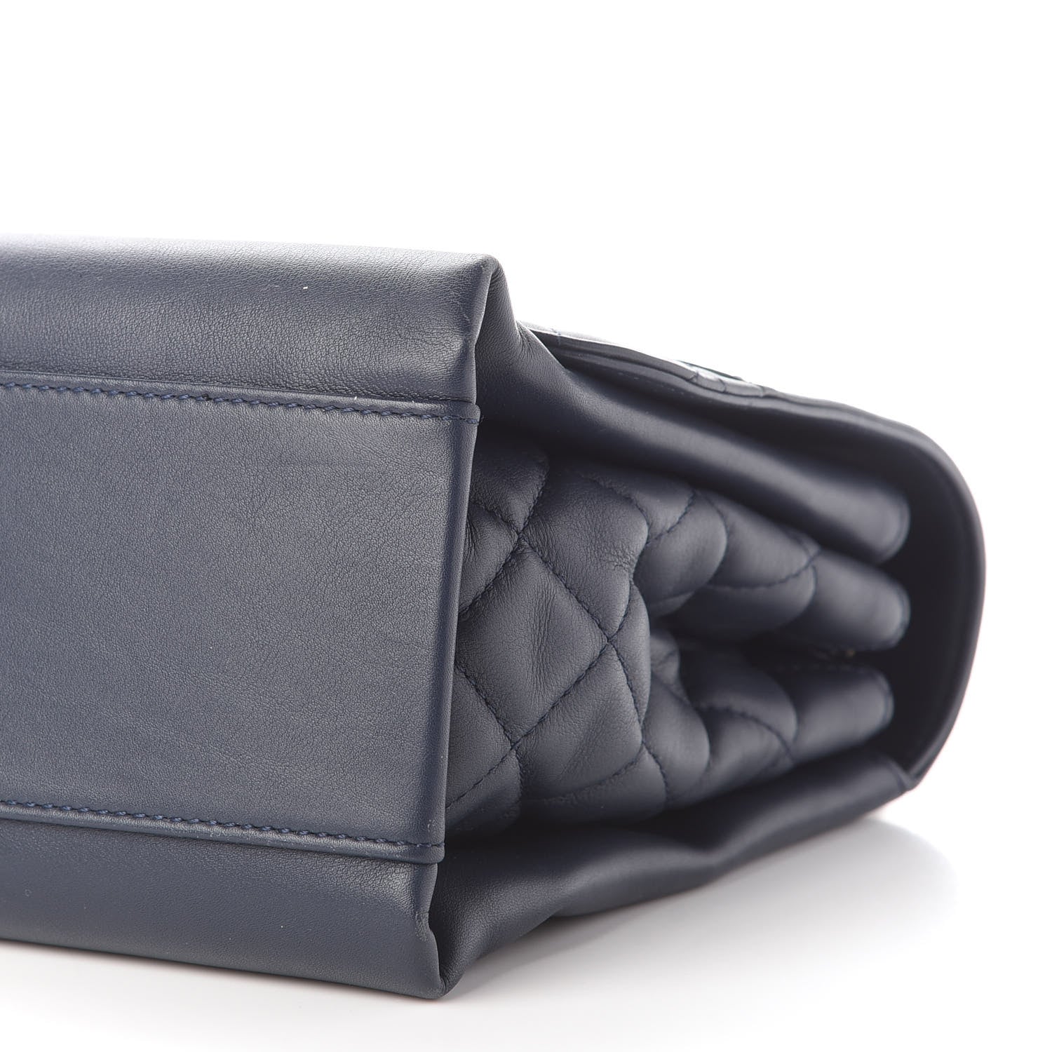 Chanel Calfskin Jumbo Tramezzo Flap Navy 9 of 9
