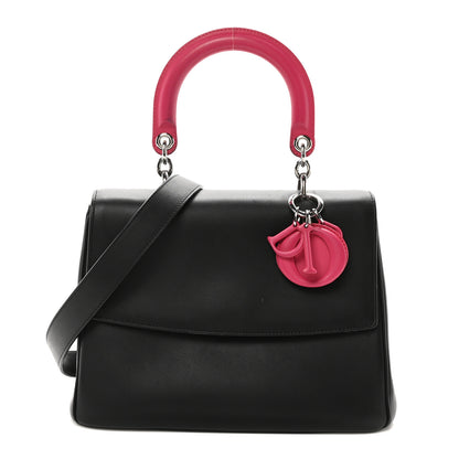 Christian Dior Smooth Calfskin Small Bi-Color Be Dior Flap Black Pink 1 of 9
