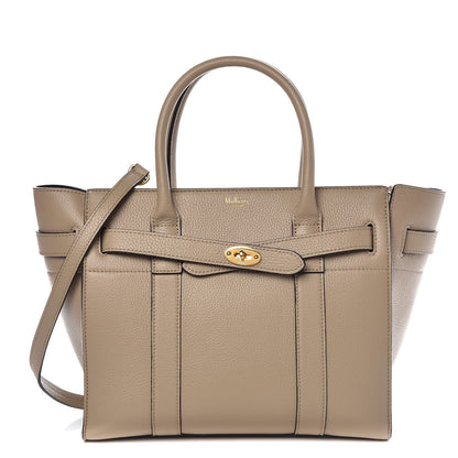 Mulberry Small Classic Grain Bayswater Zip Tote Dune 1 of 8