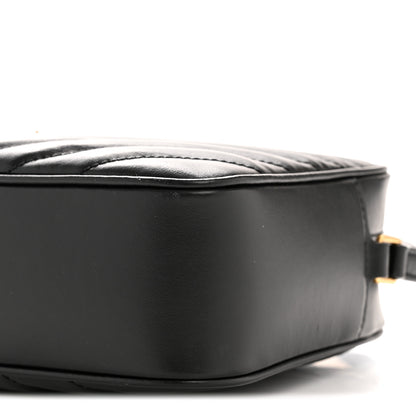 Saint Laurent Calfskin Matelasse Monogram Lou Camera Bag Black 10 of 13