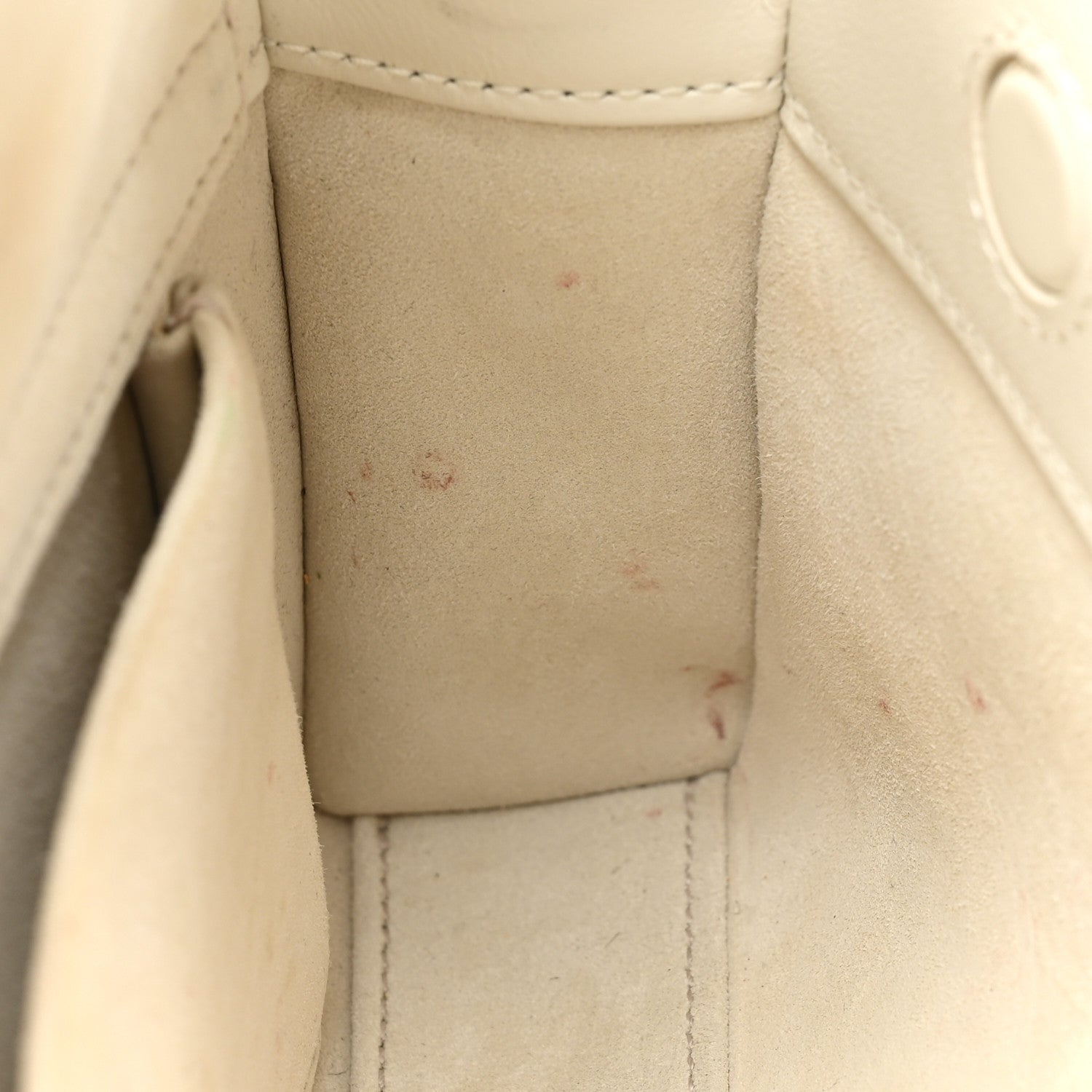 Christian Dior Lambskin Cannage Medium Lady D-Joy White 12 of 20
