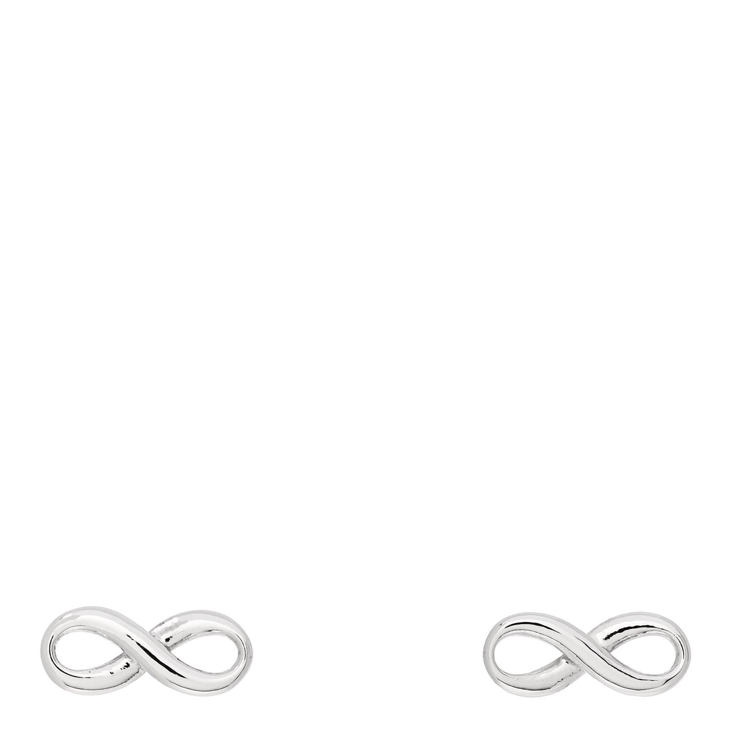Tiffany Sterling Silver Infinity Earrings 1 of 5