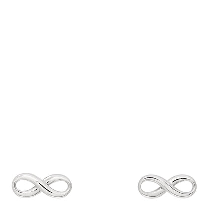Tiffany Sterling Silver Infinity Earrings 1 of 5