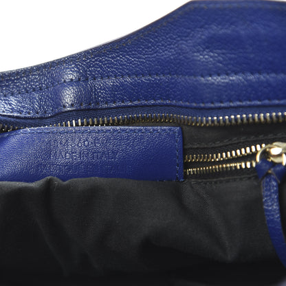 Balenciaga Chevre Hamilton Gold Metallic Edge Hardware City Bleu Roi 8 of 9