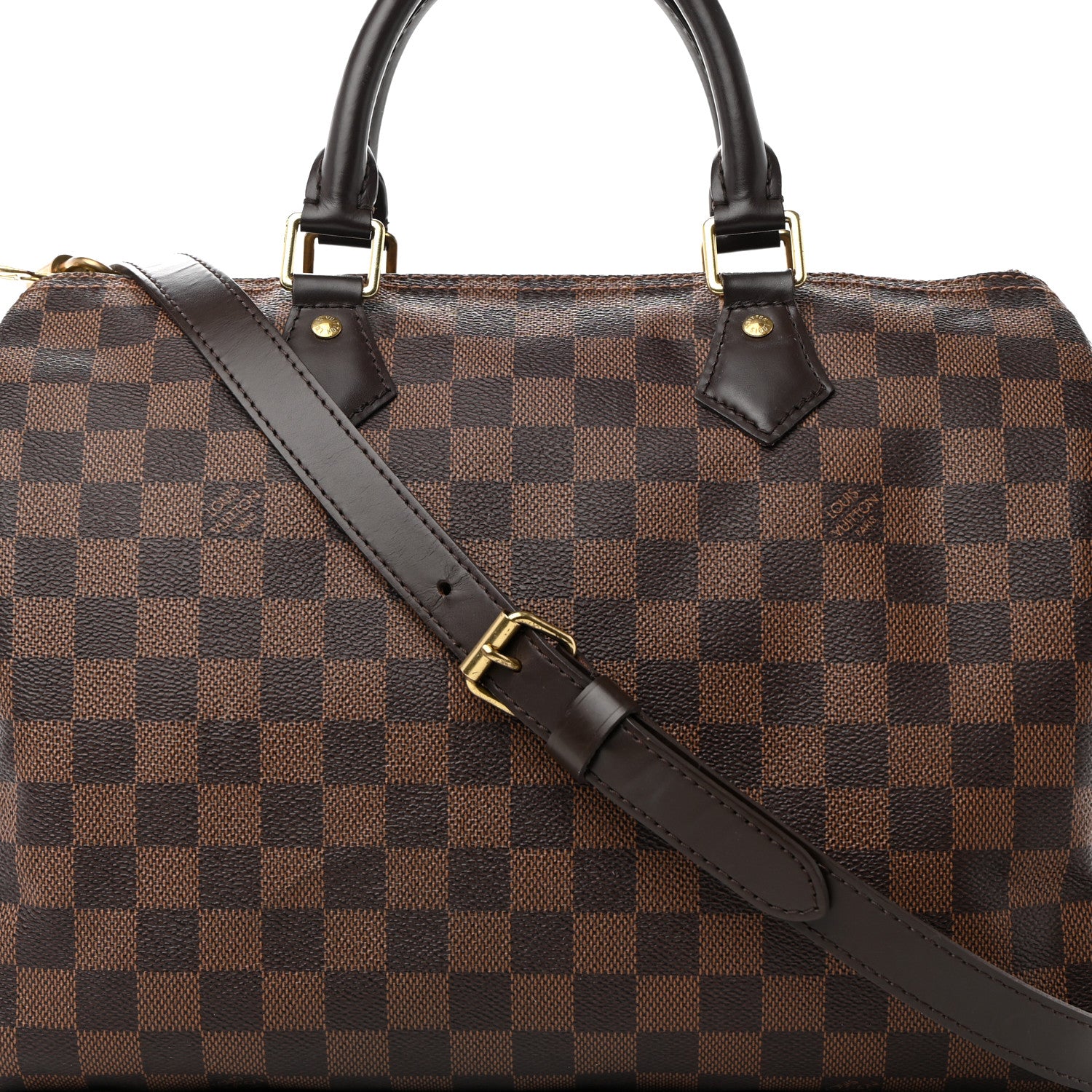 Louis Vuitton Damier Ebene Speedy Bandouliere 30 9 of 20