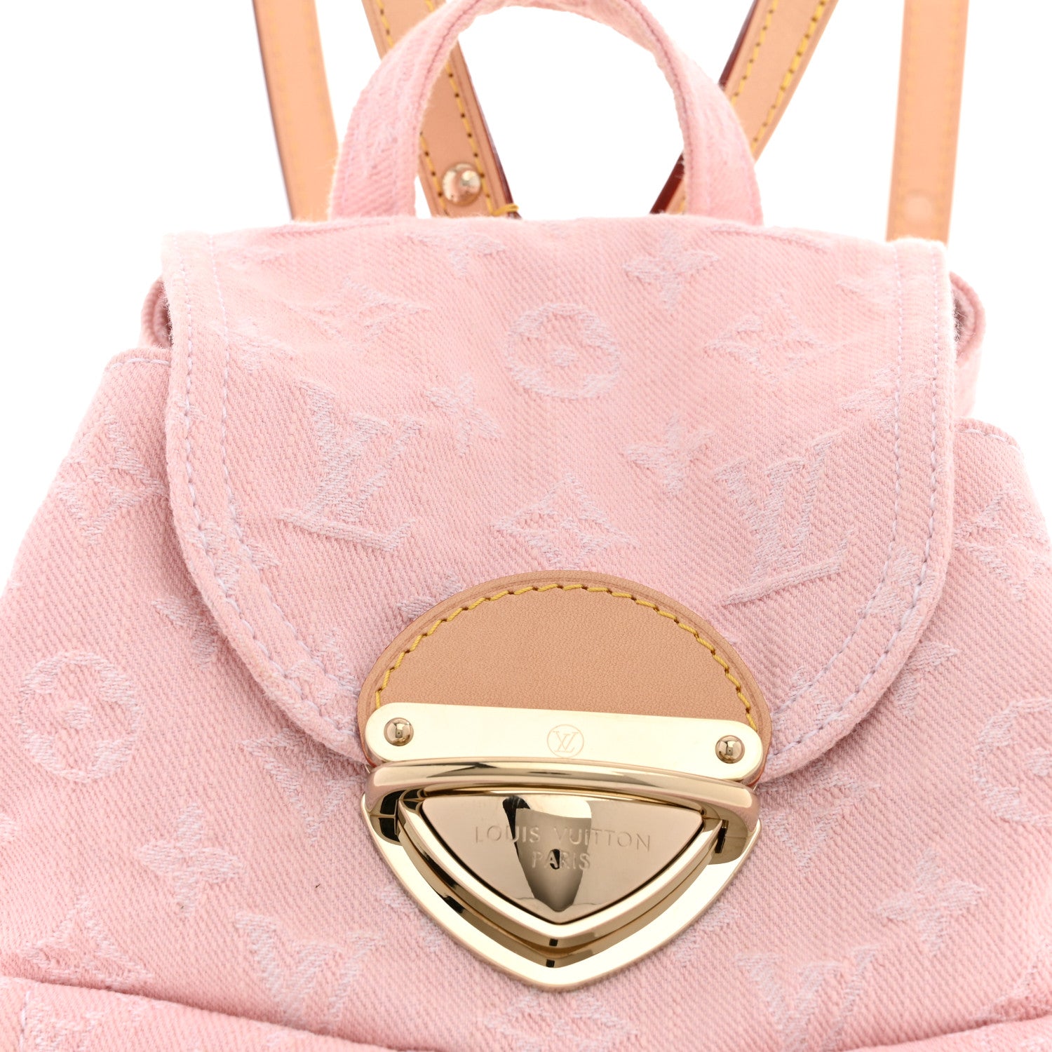 Louis Vuitton Denim Venice Backpack Washed Pink 6 of 9