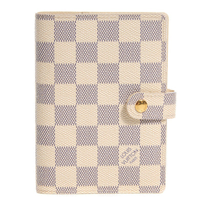 Louis Vuitton Damier Azur Small Ring Agenda Cover 1 of 7