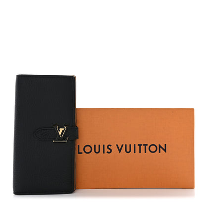 Louis Vuitton Taurillon LV Vertical Capucines Wallet Black Arizona 8 of 8