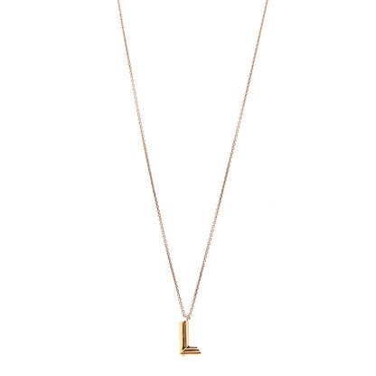 Louis Vuitton LV And Me Letter L Necklace Gold 1 of 6
