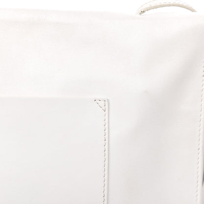 Proenza Schouler Calfskin Large Fringe Lunch Bag White 12 of 12
