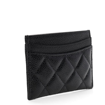 Chanel Caviar Quilted Card Holder Black 2 of 4