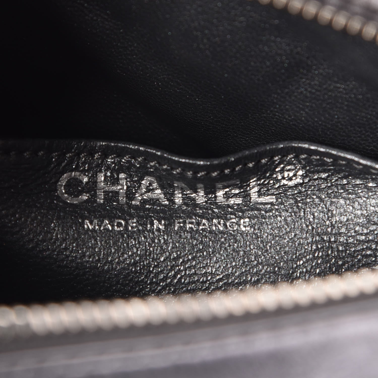 Chanel Metallic Aged Calfskin Quilted Small Reissue Camera Case Dark Silver 8 of 10