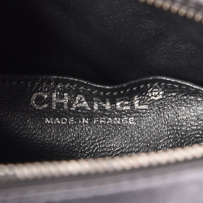 Chanel Metallic Aged Calfskin Quilted Small Reissue Camera Case Dark Silver 8 of 10