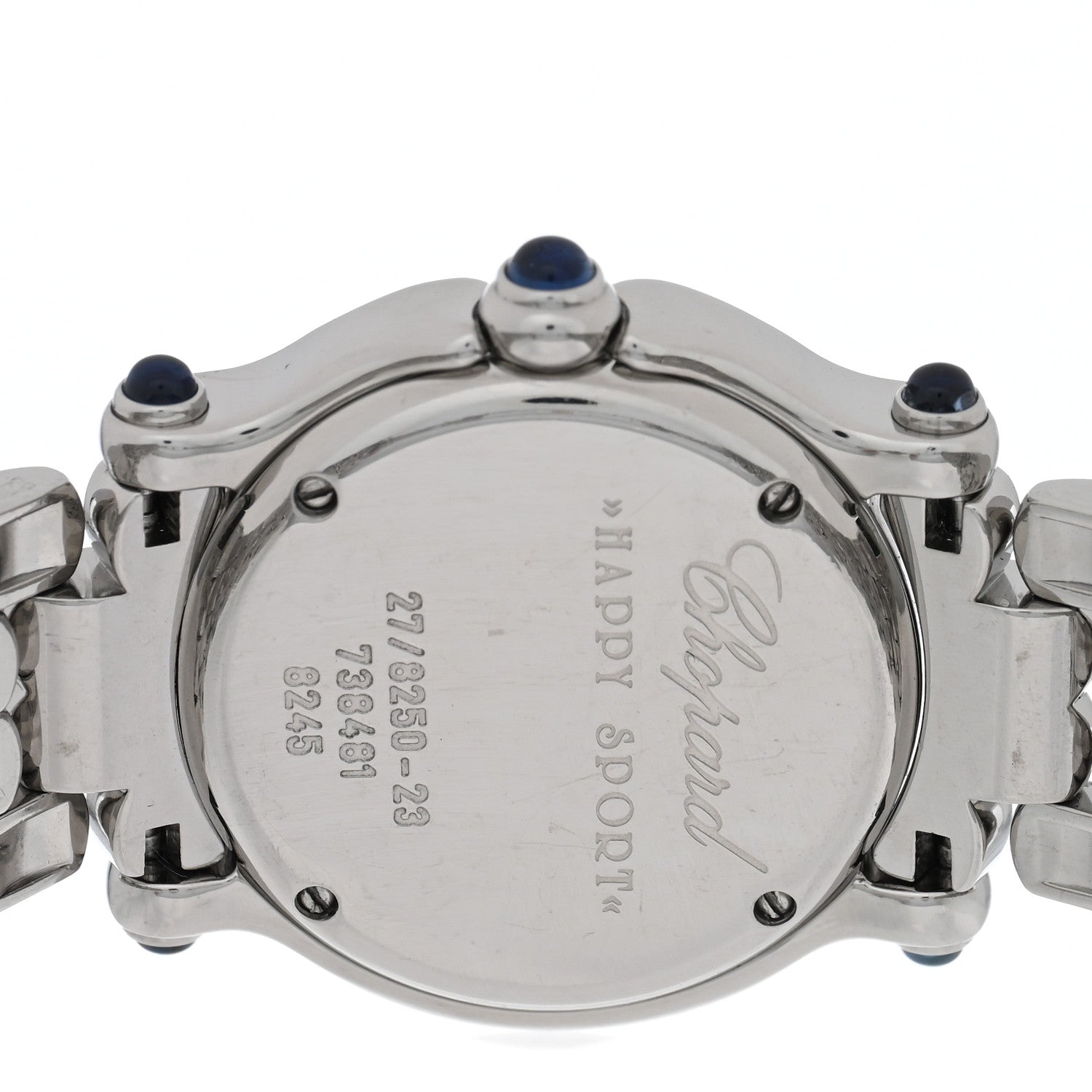 Chopard Stainless Steel 5 Diamond 26mm Happy Sport Quartz Watch 4 of 4