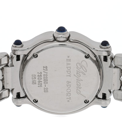 Chopard Stainless Steel 5 Diamond 26mm Happy Sport Quartz Watch 4 of 4