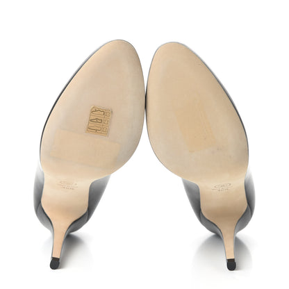 Chanel Lambskin CC Pumps 40.5 Black 5 of 9