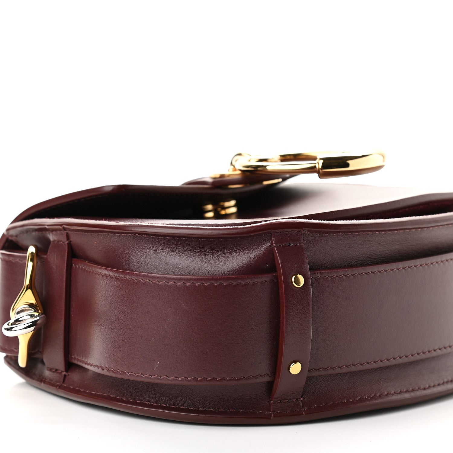 Chloe Calfskin Small Tess Bag Burnt Brown 8 of 9