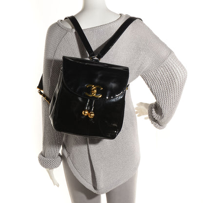 Chanel Patent Backpack Black 2 of 9