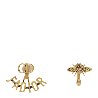 Christian Dior Metal J'Adior Earrings Aged Gold 1 of 5