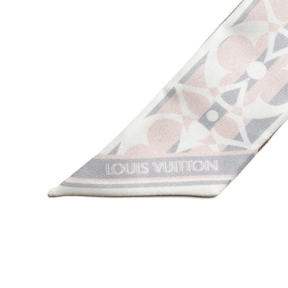 Louis Vuitton Silk Monogram Flower Ink BB Bandeau Light Pink 3 of 5