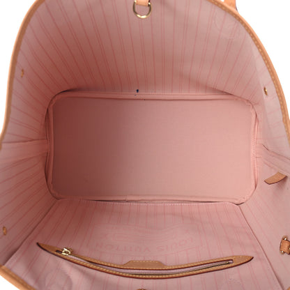 Louis Vuitton Damier Azur Neo Neverfull MM Rose Ballerine 5 of 10