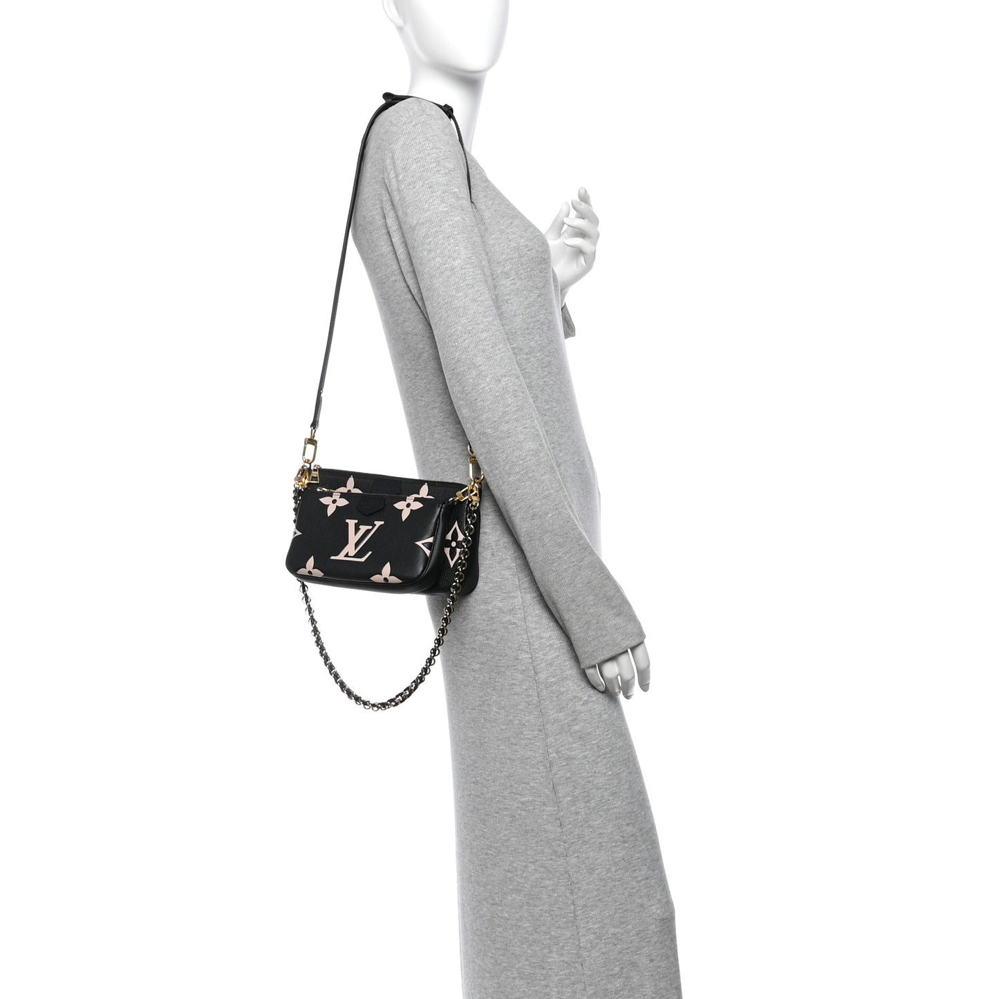 Empreinte Monogram Giant Multi Pochette Accessories Black Beige