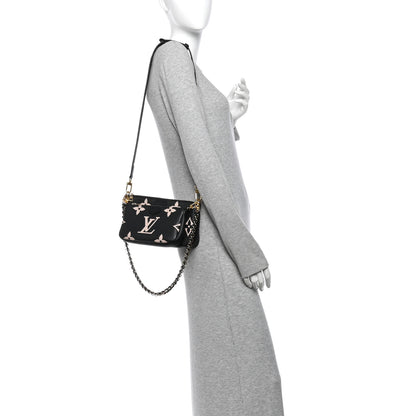 Louis Vuitton Empreinte Monogram Giant Multi Pochette Accessories Black Beige 2 of 10