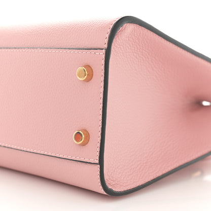 Versace Grainy Calfskin Virtus Top Handle Tote Pink 10 of 12