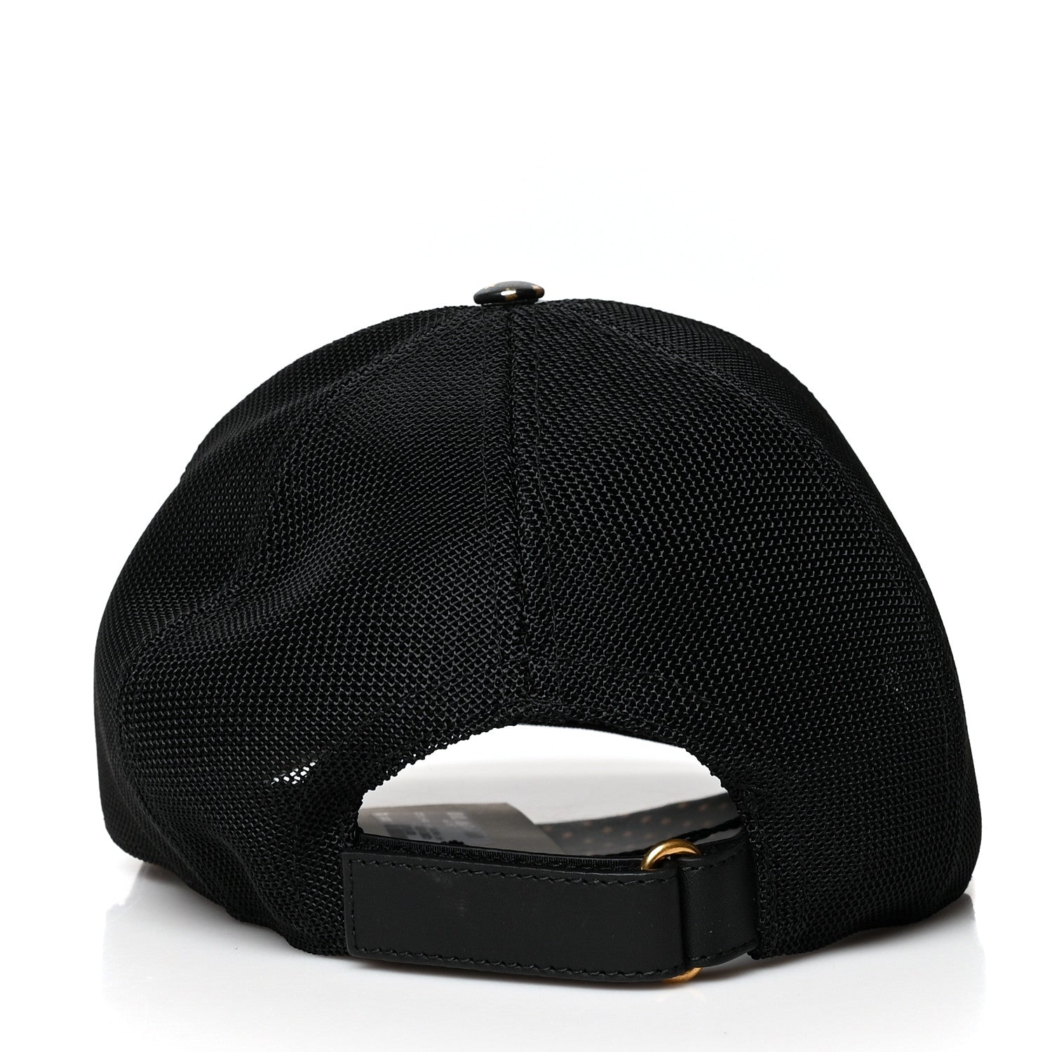 Gucci X SEGA Calfskin GUCCY Stars Baseball Hat XL Black Gold 6 of 9